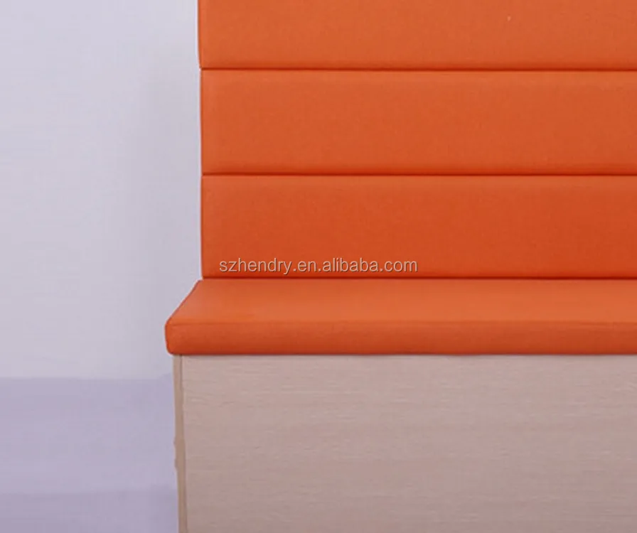 Hendry High Quality Booth Fast Food Restaurant Furniture Set Restaurant Booth Leather Booth Seating