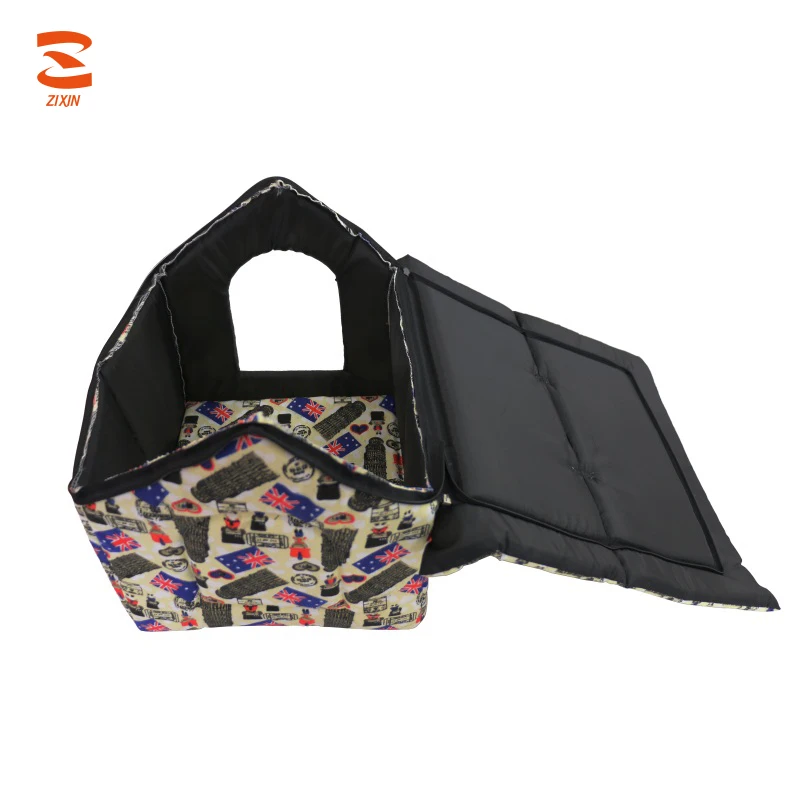 
Extra Large Strong Designs Portable Foldable Soft Warm Heated Dog Bed Folding Indoor Insulated Pet House Cage for Sale 