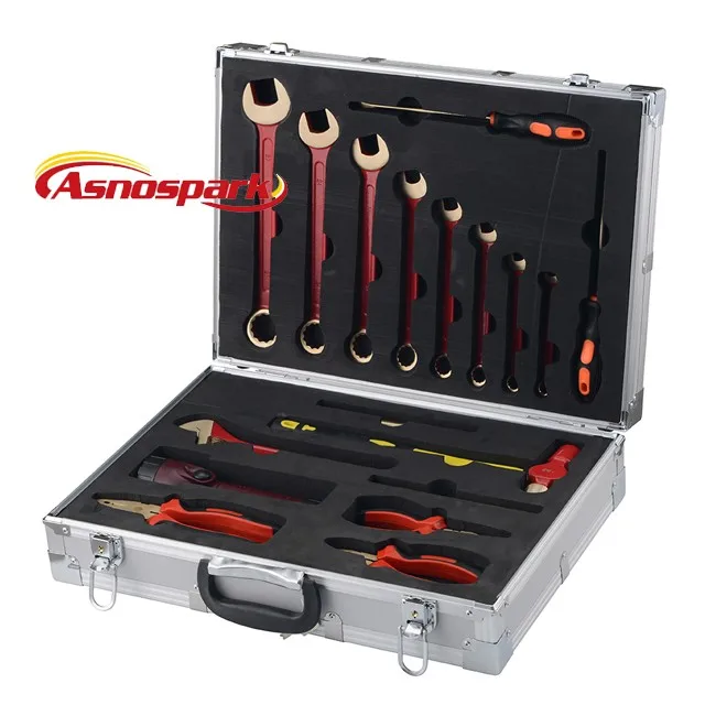 Non sparking 25pcs   tools set   2 sets/carton