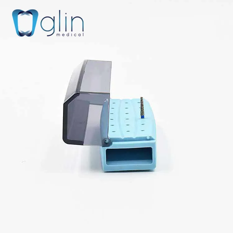 Dental Instrument Box Dentel Silicon Rubber For Polishing Bur Low Price Dental Disinfection Box Holder