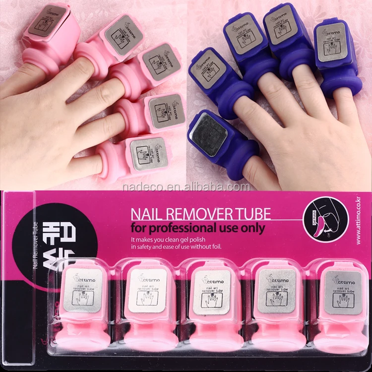 5 Pcs/Lot Nails Remover Soak Off Cap Clip Nail Art Tool Acrylic UV Gel Polish Remover Cap Wrap