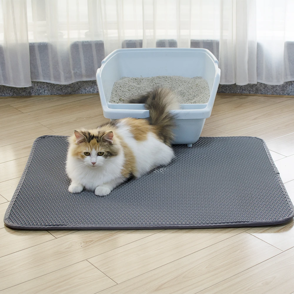 Wholesale Custom EVA Pet Cat Litter Mat Pet Waterproof Feet Mat