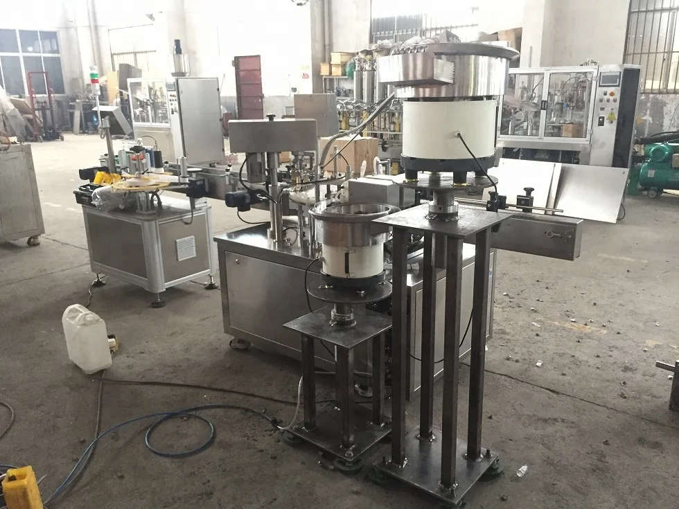 
China end manufacturer top quality full automatic filling glass bottle oral vial capping machine 