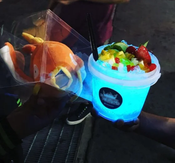LED Light-Up Halloween Plastic Candy Bucket