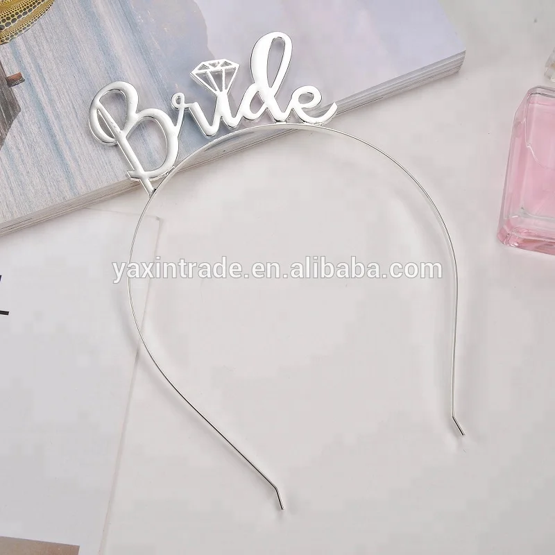 Bachelorette Party Tiara Headband Hen Party Decorations Bridal Shower Crown
