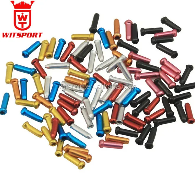 Анодированный цветной наконечник для велосипедного кабеля