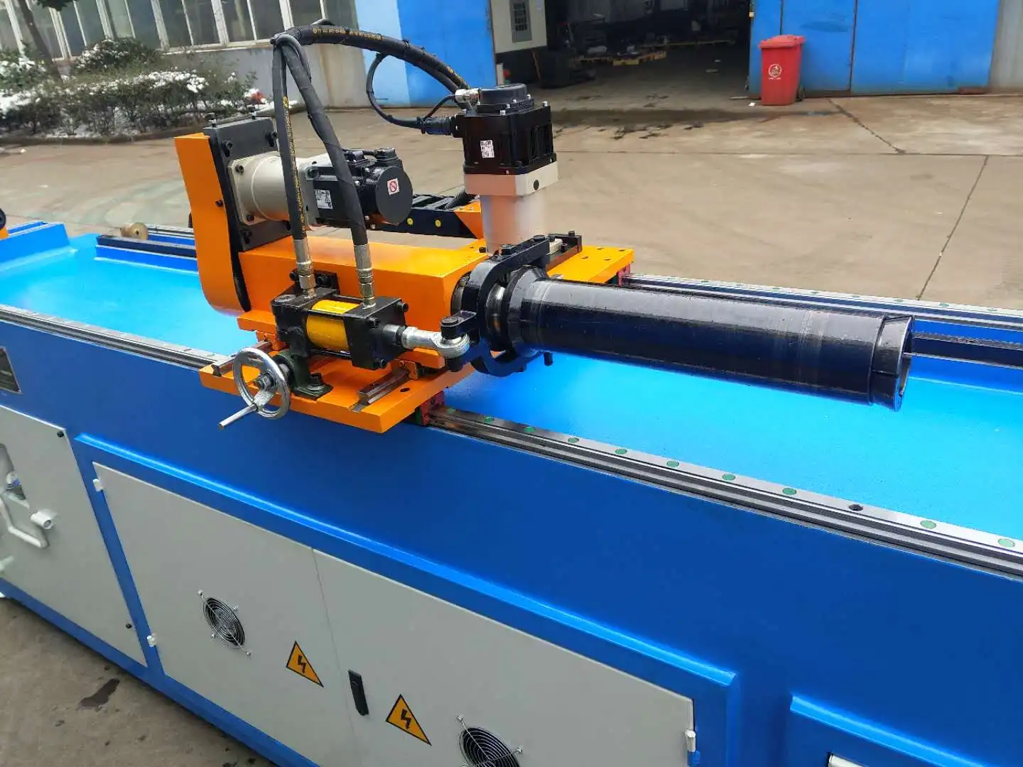 
Serpentine 60mm spiral w24 dw50nc mandrel profile tube pipe bending machine 