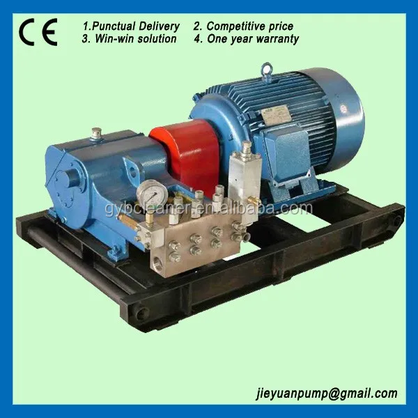 150bar~1500bar Petroleum Pipe Electric Motor Drive High Pressure Testing Pumps