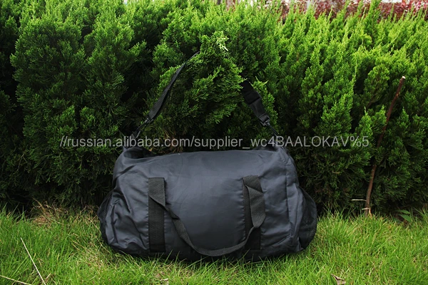 Водонепроницаемый мода складной дорожная сумка с боковыми карманами для бутылок