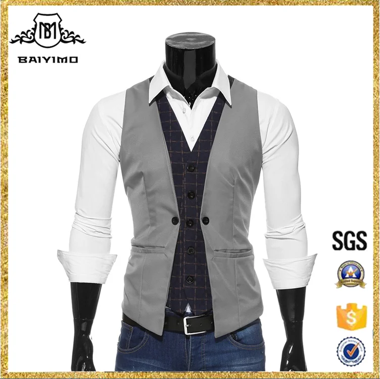 2017 Fsahion оптовая боты waistcost костюм жилет для мужчин