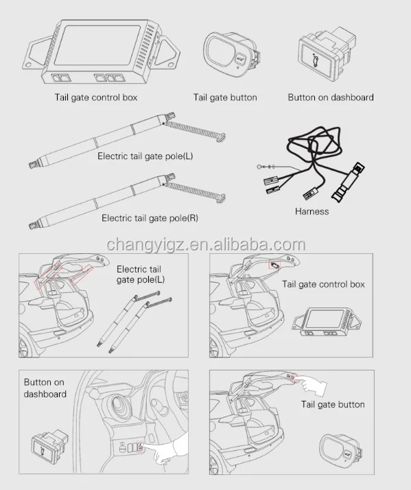 For Mercedes Vito power tailgate lift electric tailgate lift auto parts