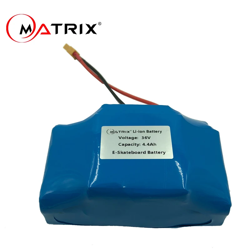 
E-skateboard battery 36v 4.4Ah 10S2P lithium ion Hoverboard Battery 