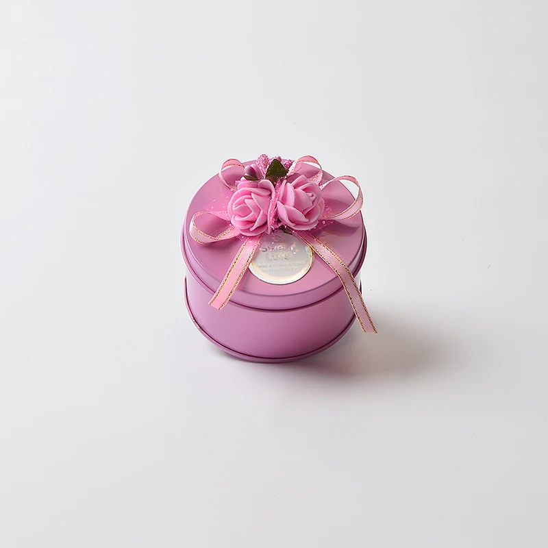 Hot Selling Small Souvenirs Candy Box Return Gift Souvenirs Favor Tin Box for Wedding Guests