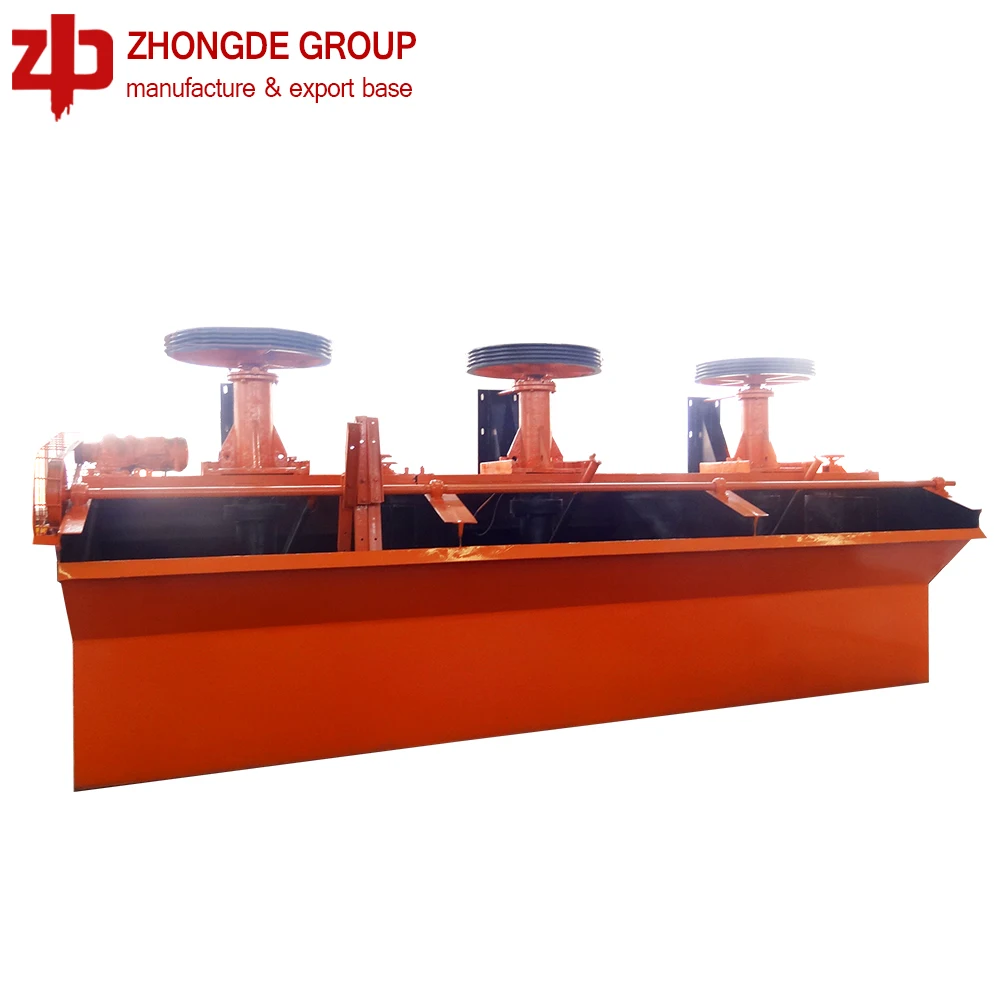 Widely Used Mining Gold Copper Ore Flotation Machine From Luoyang Zhongde