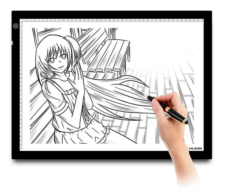 HUION A3 рисунок проектор планшет графический Рисунок планшет светодио дный светодиодный световой Коврик