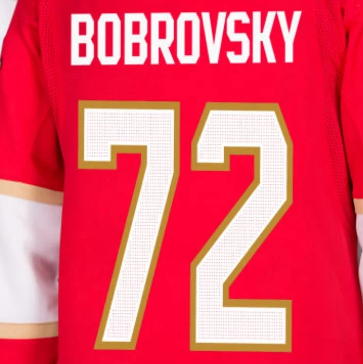Florida Sergei Bobrovsky Red Best Quality Stitched Hockey Jersey