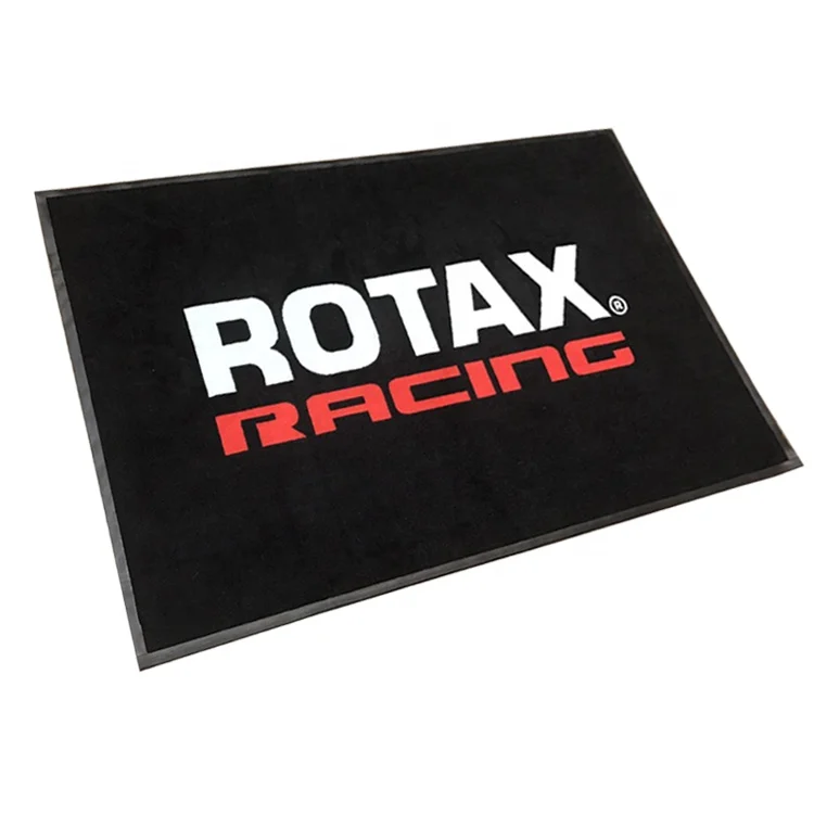 Custom Logo Nylon Printed Rubber Floor Carpet Entrance Mat For Door