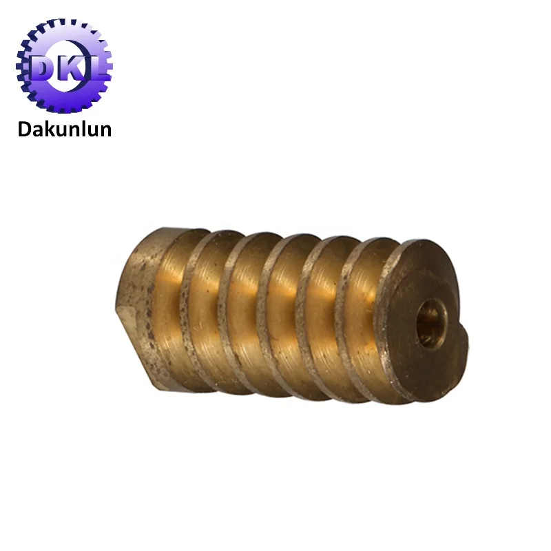 
OEM High Precision CNC Machining Small Mini Brass Worm Gear 