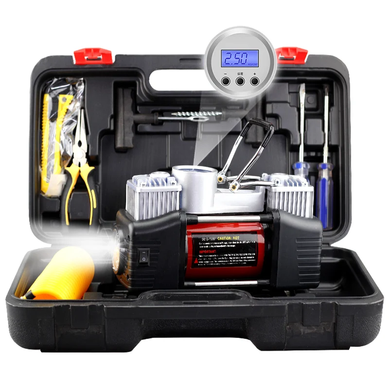 Professional dc 12v car air compressor heavy duty air compressor