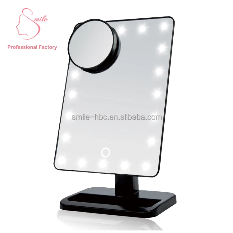 Китайский завод, новый продукт, светодиодный умный косметический зеркало с подсветкой, бесплатный образец