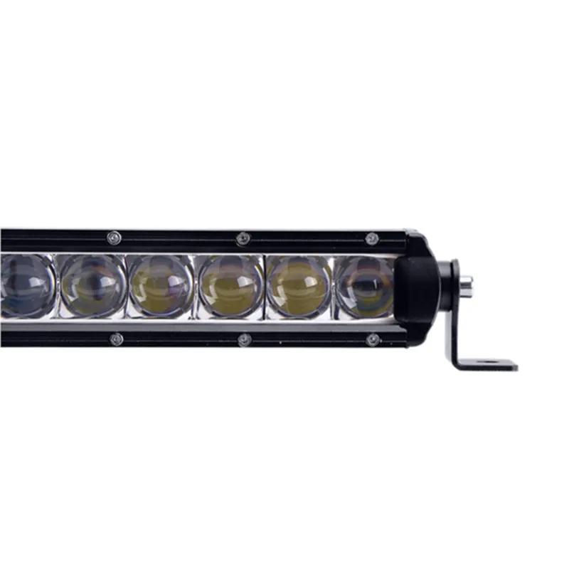 Factory supply 5D lens Single row strobe led light bar 150W 9-32V DC super bright led work light bar for boat 4x4 ATV 4WD