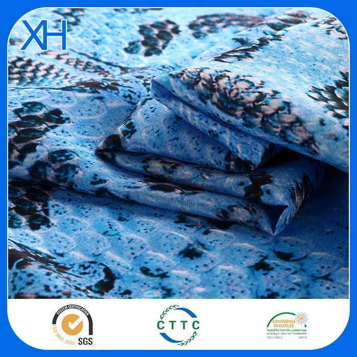 
Silk stretch Double Georgette Printed Silk Fabric 100 Silk Fabric Wholesale 