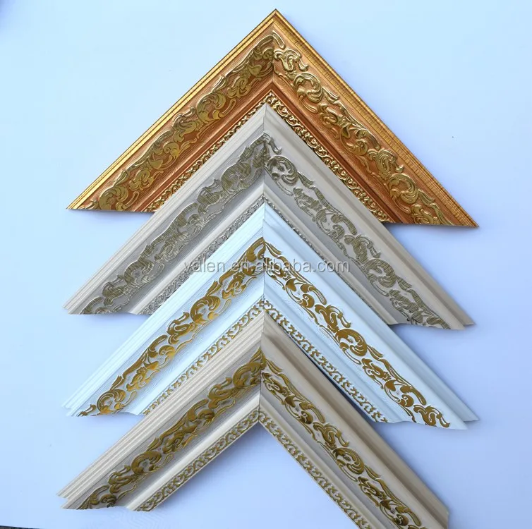 European Plastic Polystyrene Picture Frame Moulding