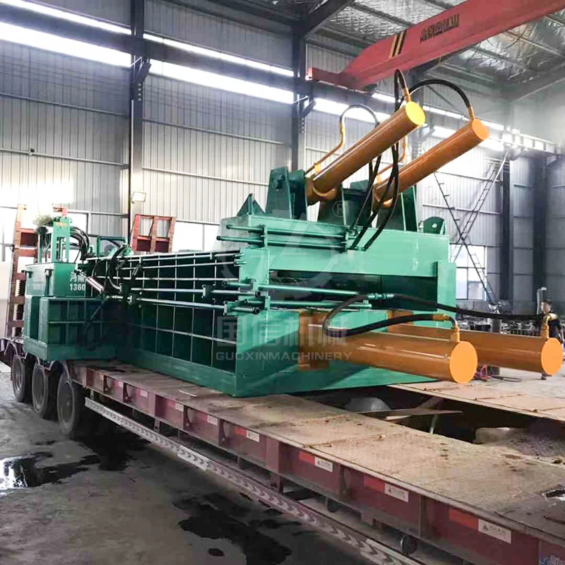 
Steel Wire Compactor Scrap Car Baler Machine Automatic Waste Metal Baling Press 