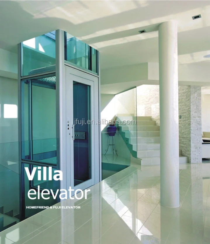residential elevator price cheap home elevator wooden decoration glass shaft indoor outdoor small elevator