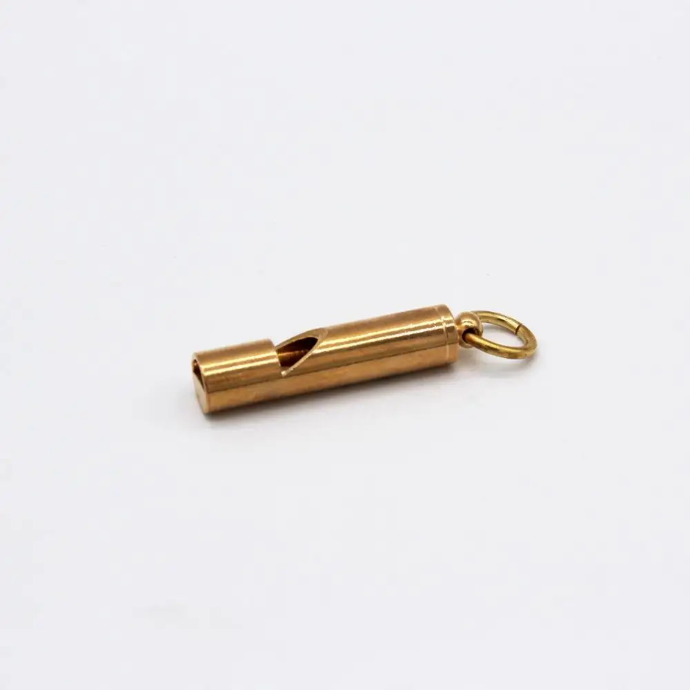 
Custom-made Brass Whistle For Outdoor Survival Emergency Help Safety Whistle 