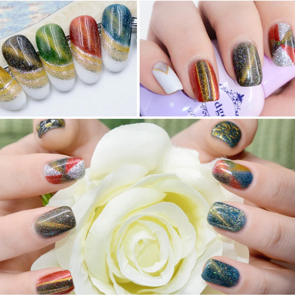China Wholesale Supplier Rainbow Magneto Gel Nails Polish Magnetic Gel Varnish