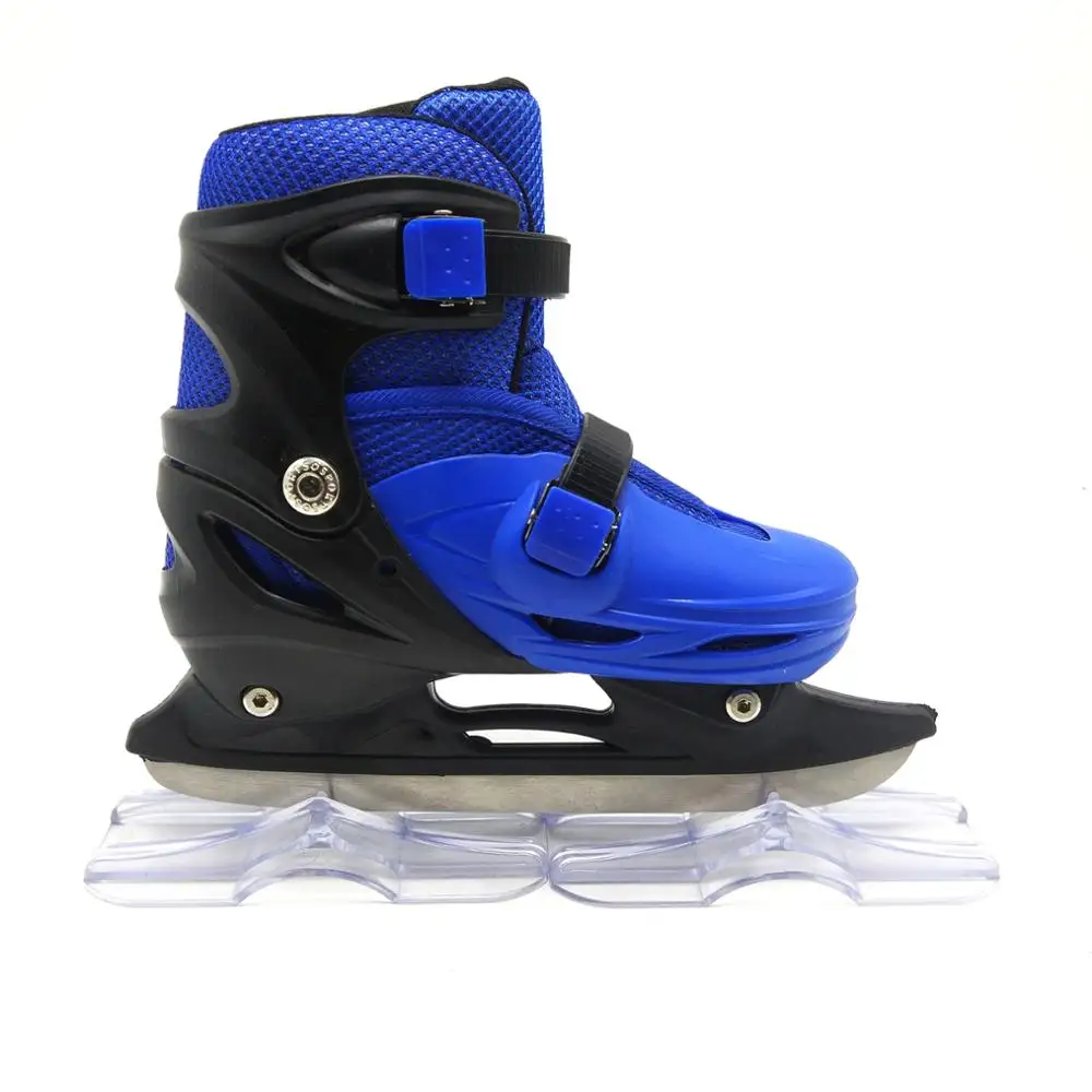 Happy star Adjustable ice skates,colorful wholesale ice skate shoes