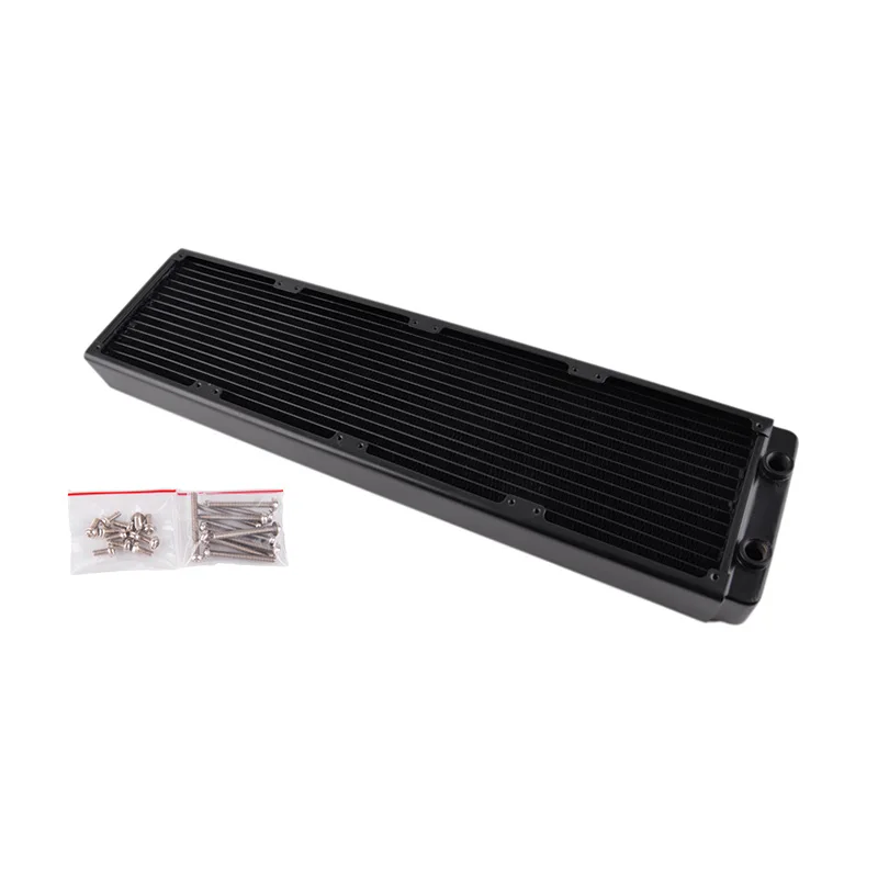 high quality new design selected material DC12V 4*120mm fan water cooling radiator