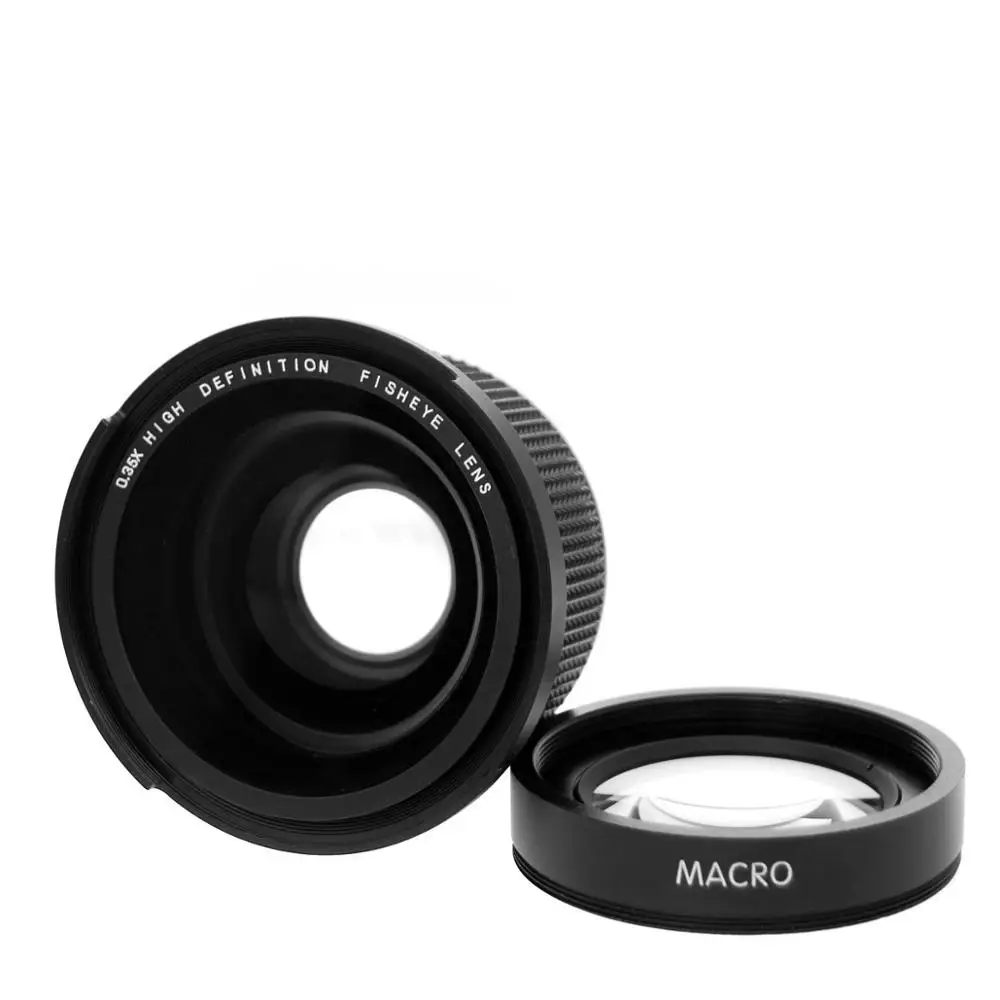 3552 Вт 52 мм 0.35X Рыбий глаз объектив Apexel мини-камера