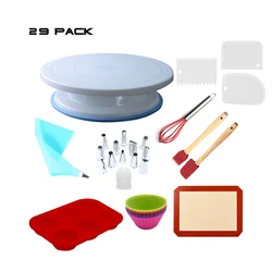 29PCS DIY silicone baking decorating set cake tools