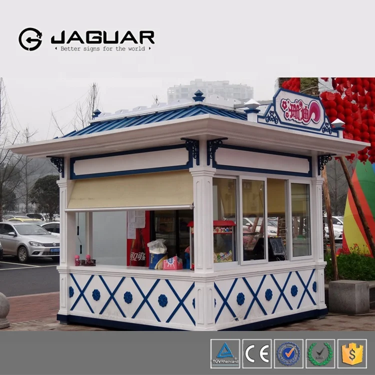 Factory supply free design custom outdoor retail food booth street kiosk for sale