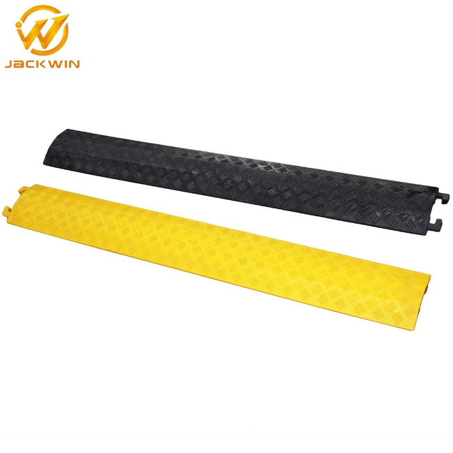 Hose Ramp For Floor / Flexible Cable Protector / 1 Channel Office Cable Protector