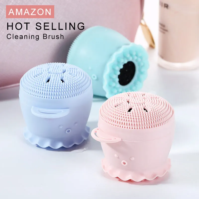 Best Selling Products Portable Manual Silicone Facial Cleansing Brush Waterproof
