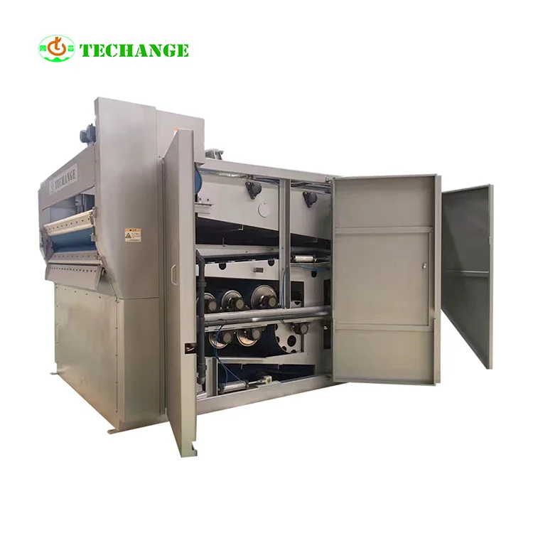 Stable and secure sludge dewatering belt filter press price for sale