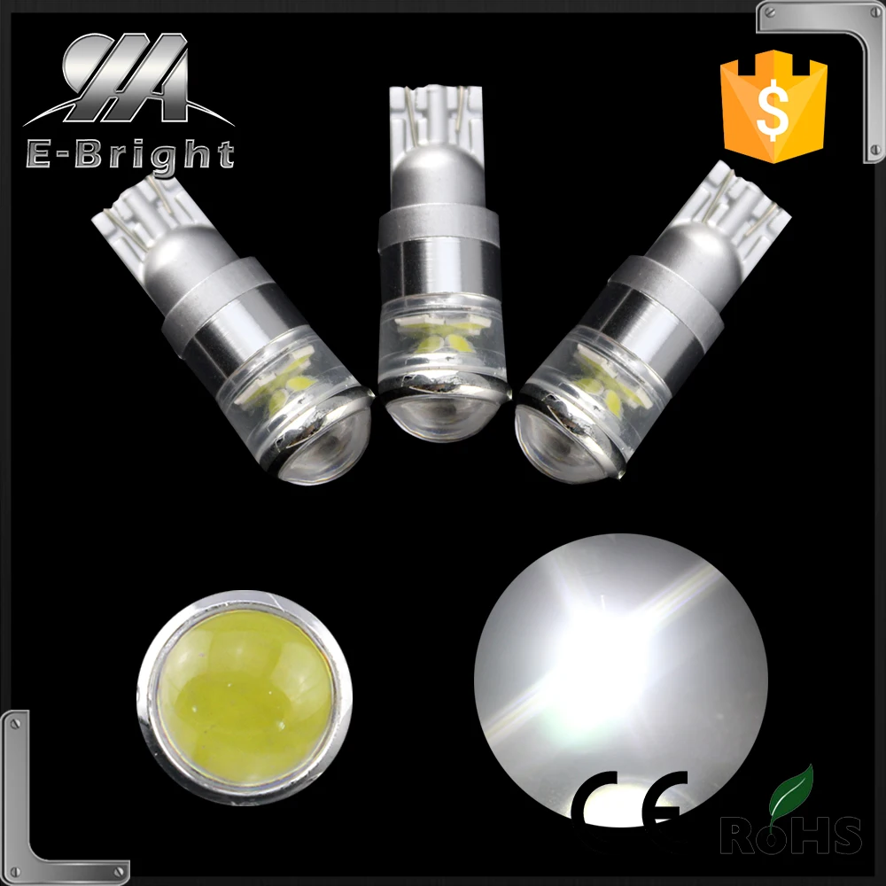 Белый 4SMD-2835 Объектив Проектора 168 194 2825 W5W LED Замена Лампы Для Номерного знака