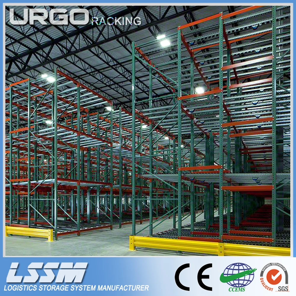 Selective Industrial Warehouse Shelving Teardrop Pallet Rack