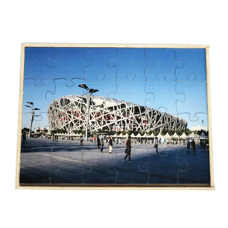 
Wholesale Factory Custom OEM Printed Wooden Jigsaw Puzzle For kids 