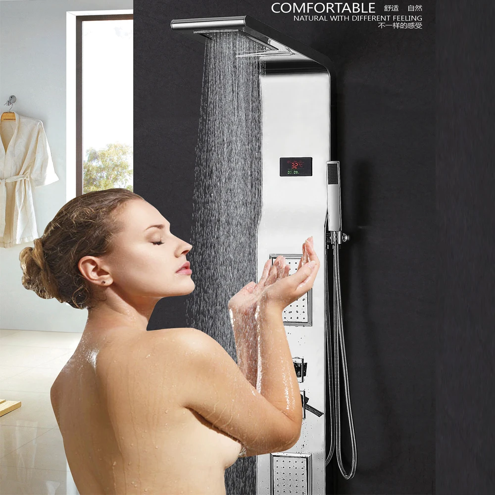 high quality massage spa shower mixer 304SS for bathroom faucet