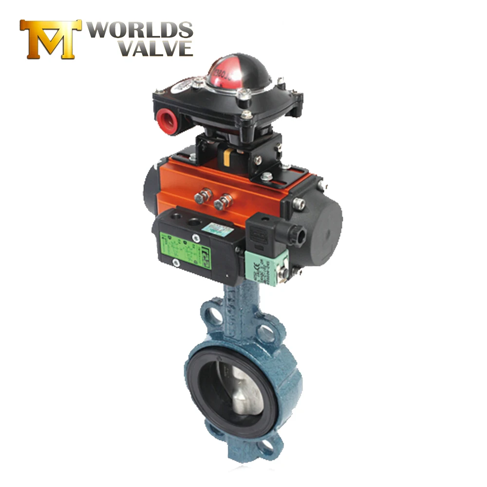Double half axle soft sealing lined butterfly valve for pump butterfly valve