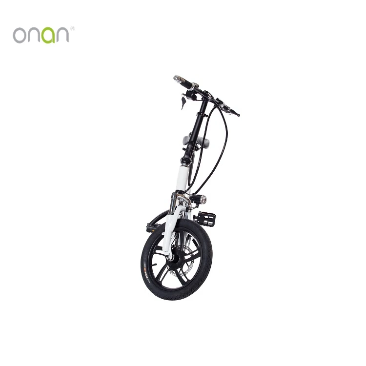 ONAN  Chinese 250W 36V 5.2AH Brushless Aluminum Alloy Mini Folding Electric Bike