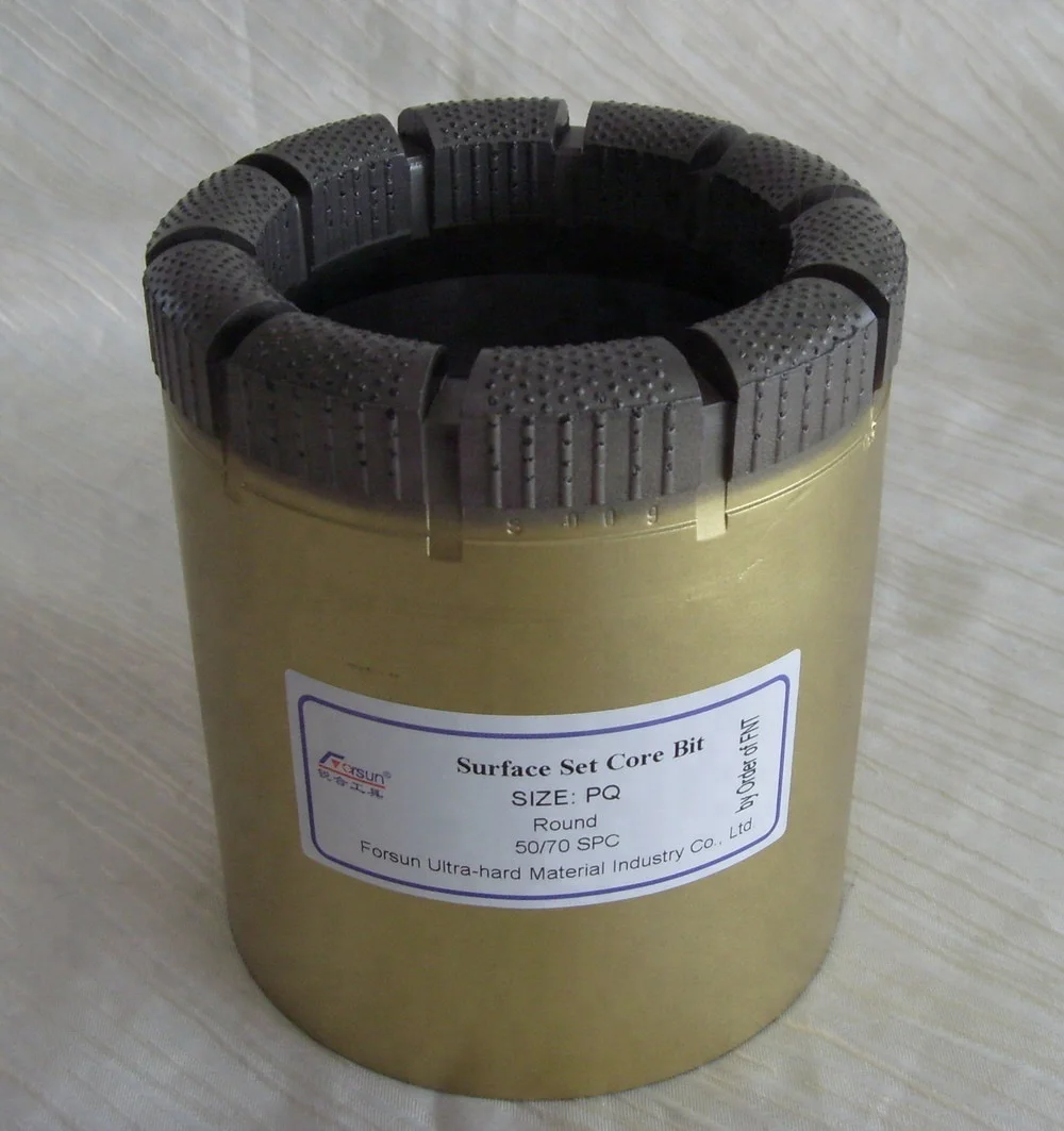 PQ HQ NQ BQ Surface Set Diamond Core Drilling Bits