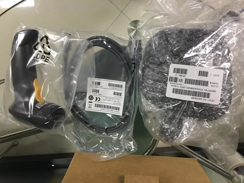 Лазерный сканер штрих-кода Zebra symbol LS2208 для супермаркета/розничного магазина 1d