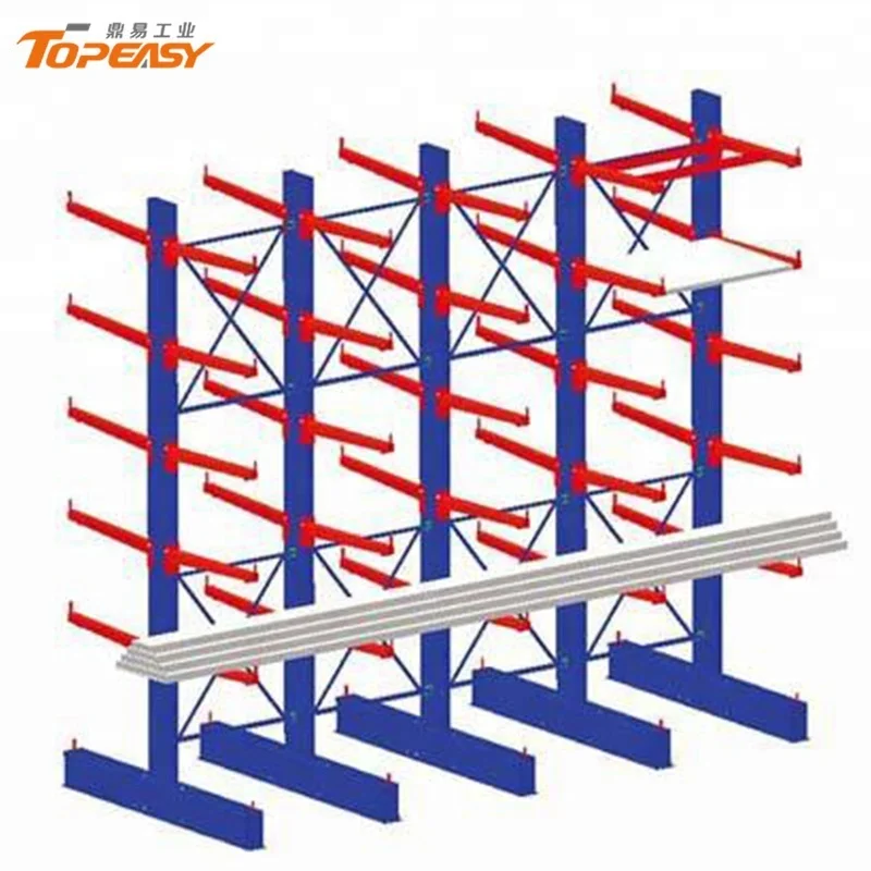 high quality metal bars cantilever rack for storage steel plate
