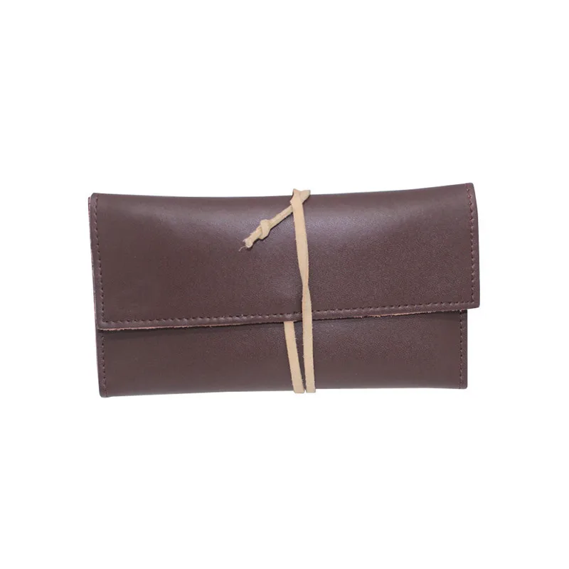 Newest generation leather tobacco pouch with cigarette rolling paper holder slot