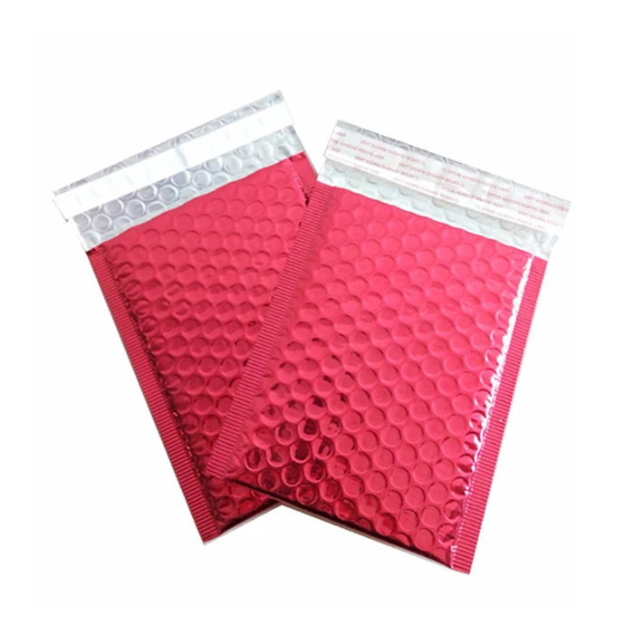 12x15 Hot Pink Metallic Bubble Padded Envelopes